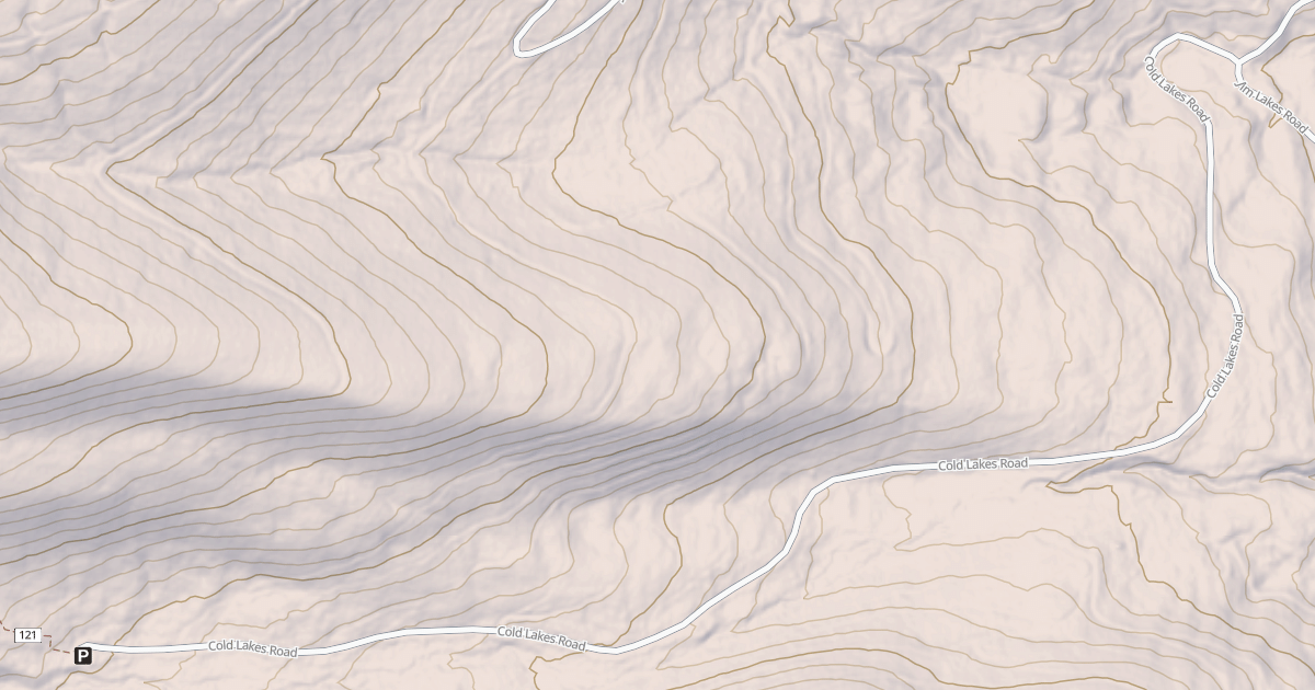 Map preview of COLD LAKES