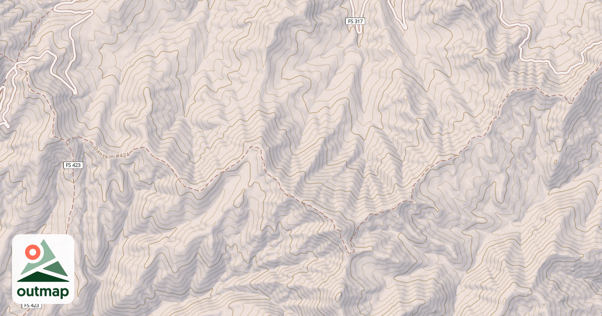Map of Danskin #424