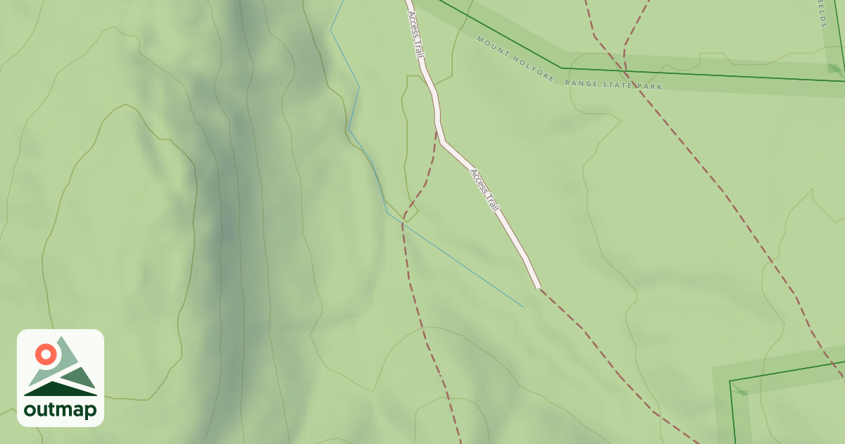 Map of Red Trail