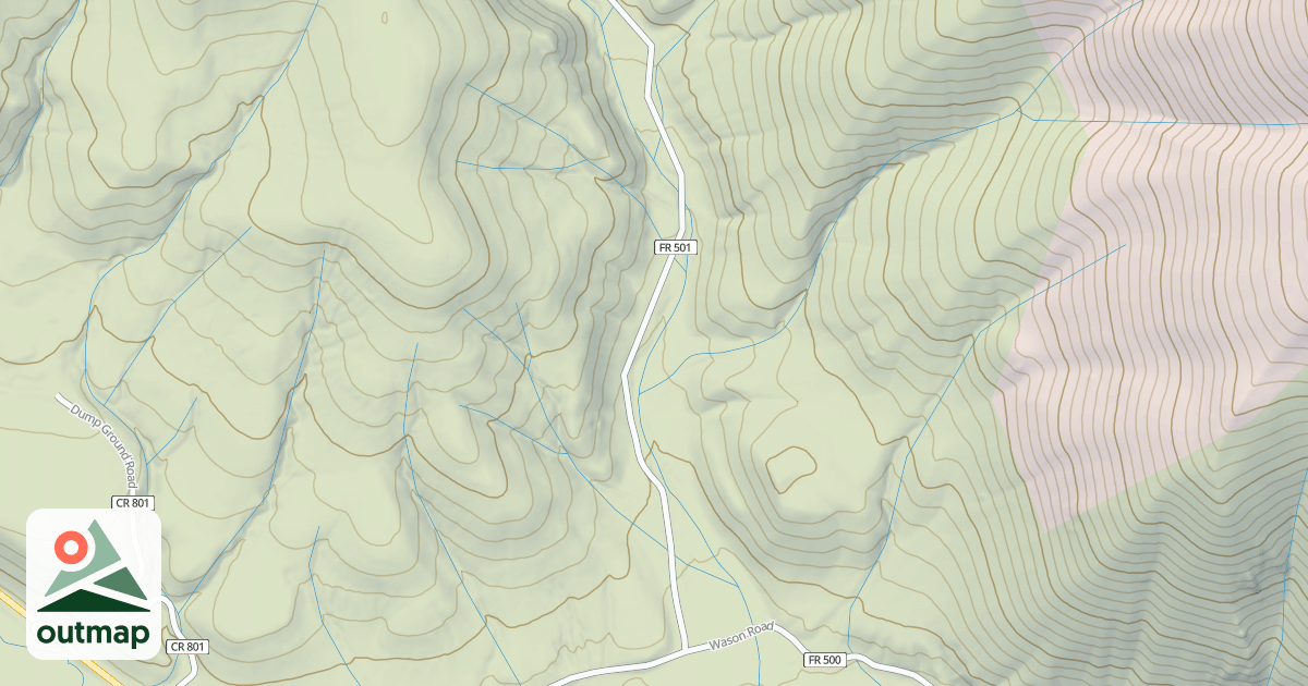 Map of DRY GULCH