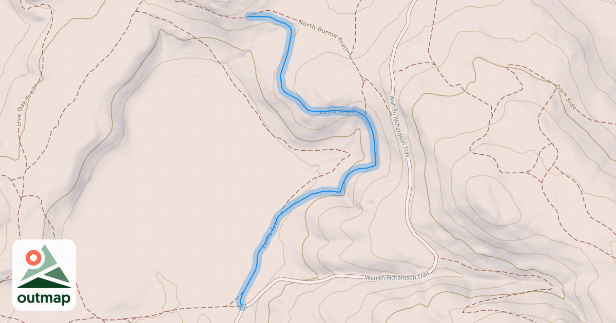 Map of Louis Trail