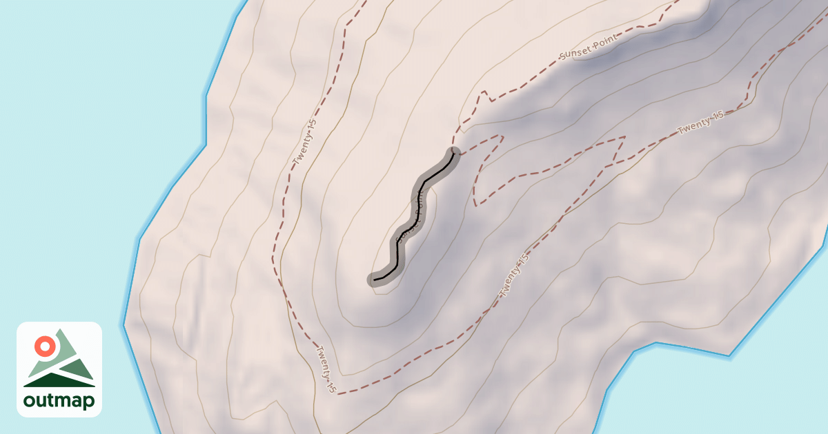 Map of Sunset Point