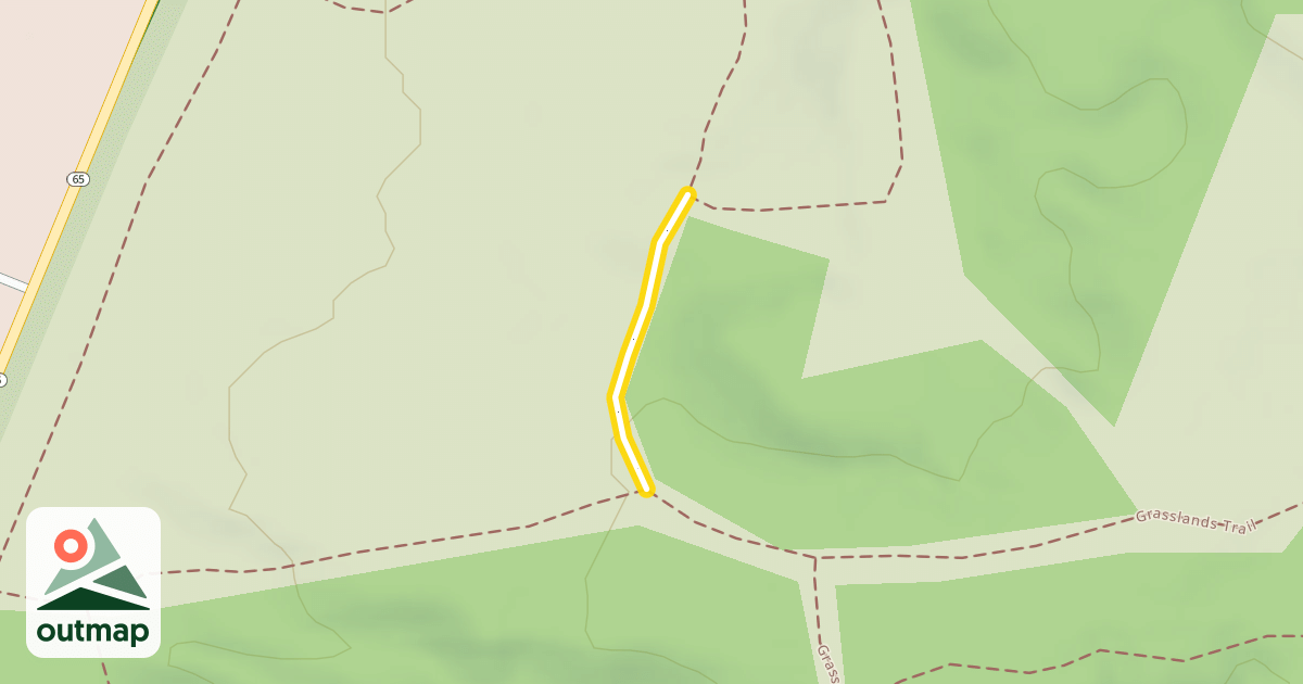 Map of Grasslands Trail