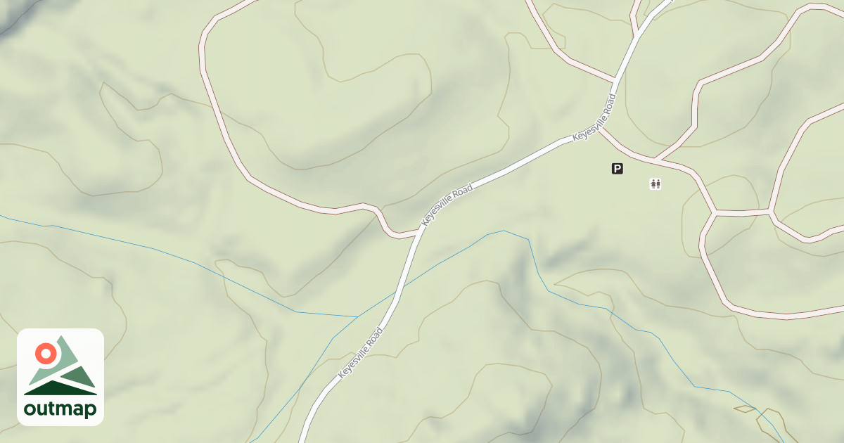 Map of 16070 Keyesville/blk Gulch Usgs Lake Isabel N