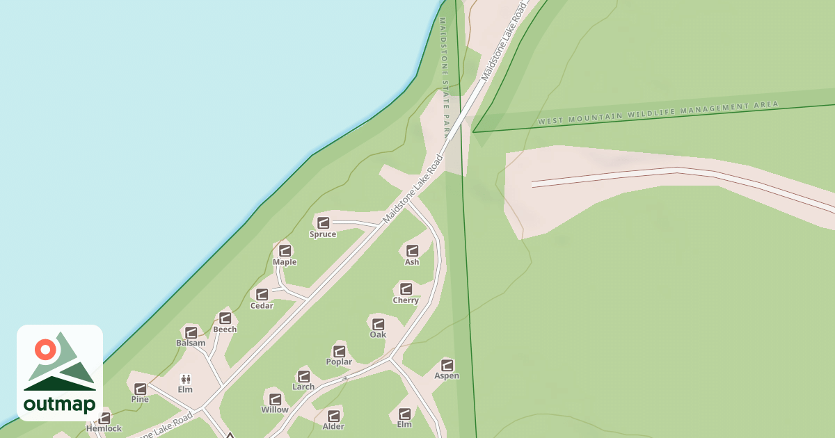 Map of 98 F