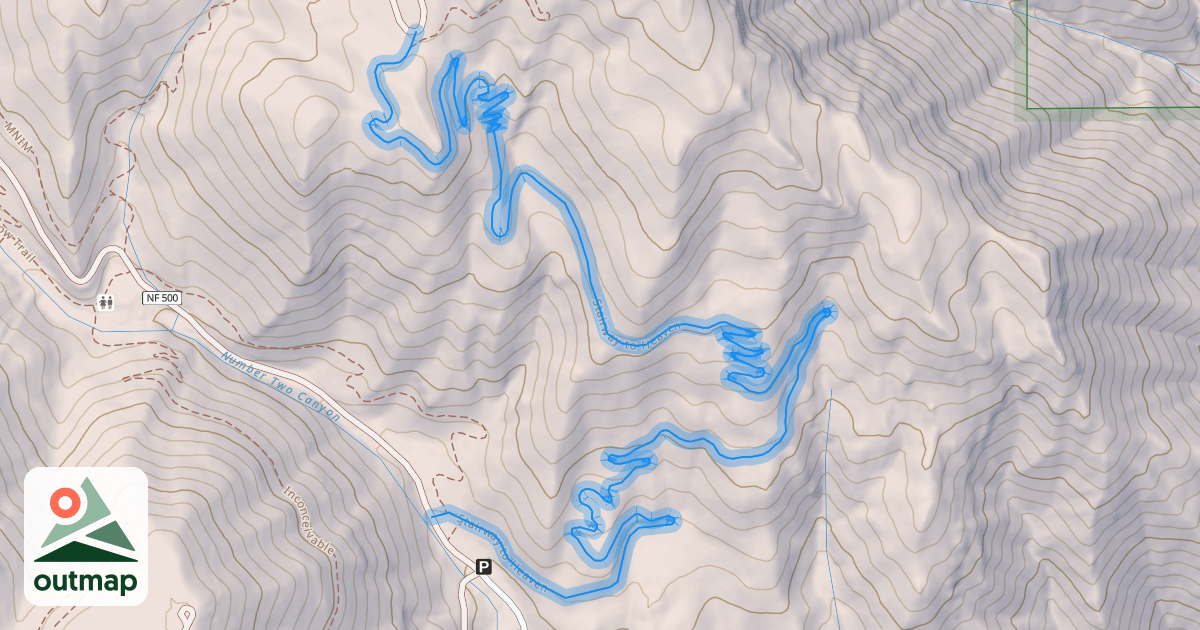 Map of Stairway to Heaven
