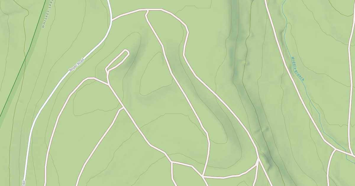 Map preview of Whiskey Springs Trails