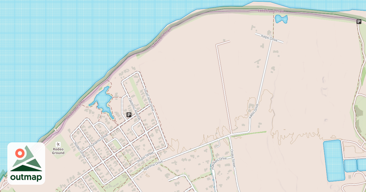 Map of Lakefront Trail