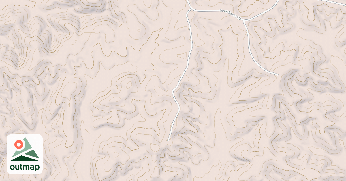 Map of DOG TICK RIDGE