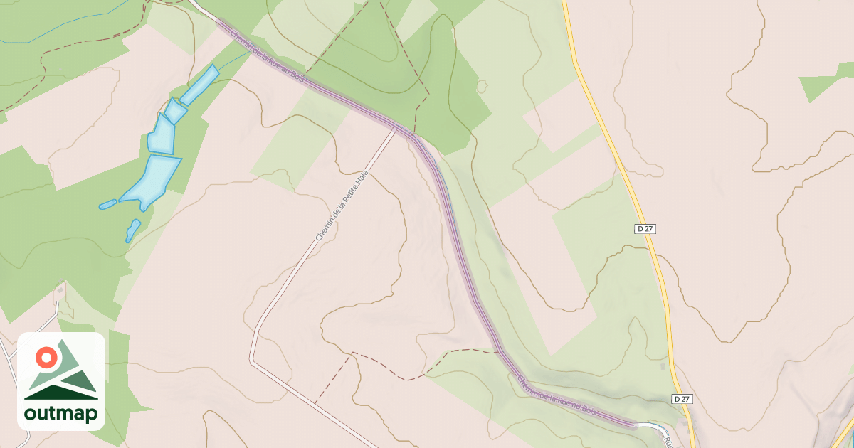 Map of Chemin de la Rue au Bois