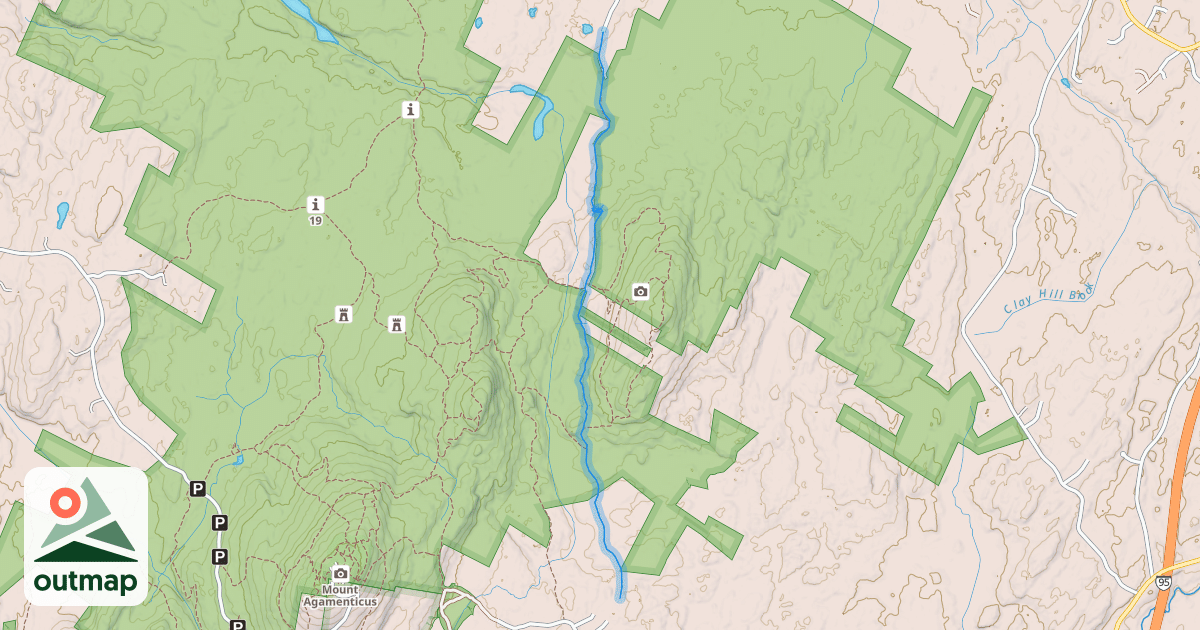 Map of Great Marsh Trail