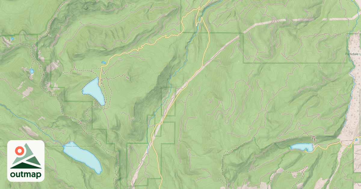 Map of E. LOLO PASS RD.