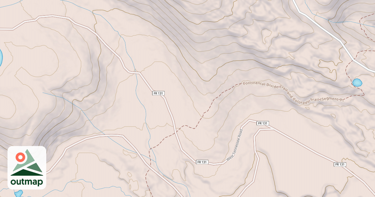 Map of WEST TENNESSEE