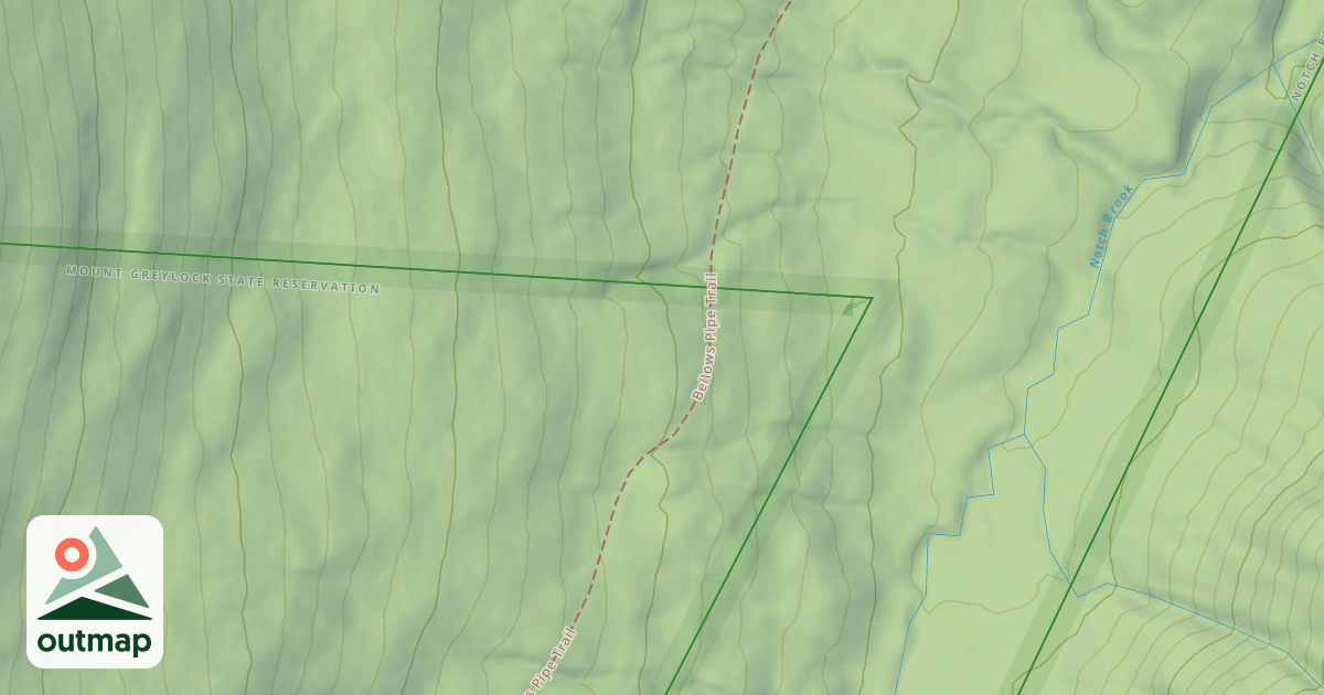 Map of Bellows Pipe Trail