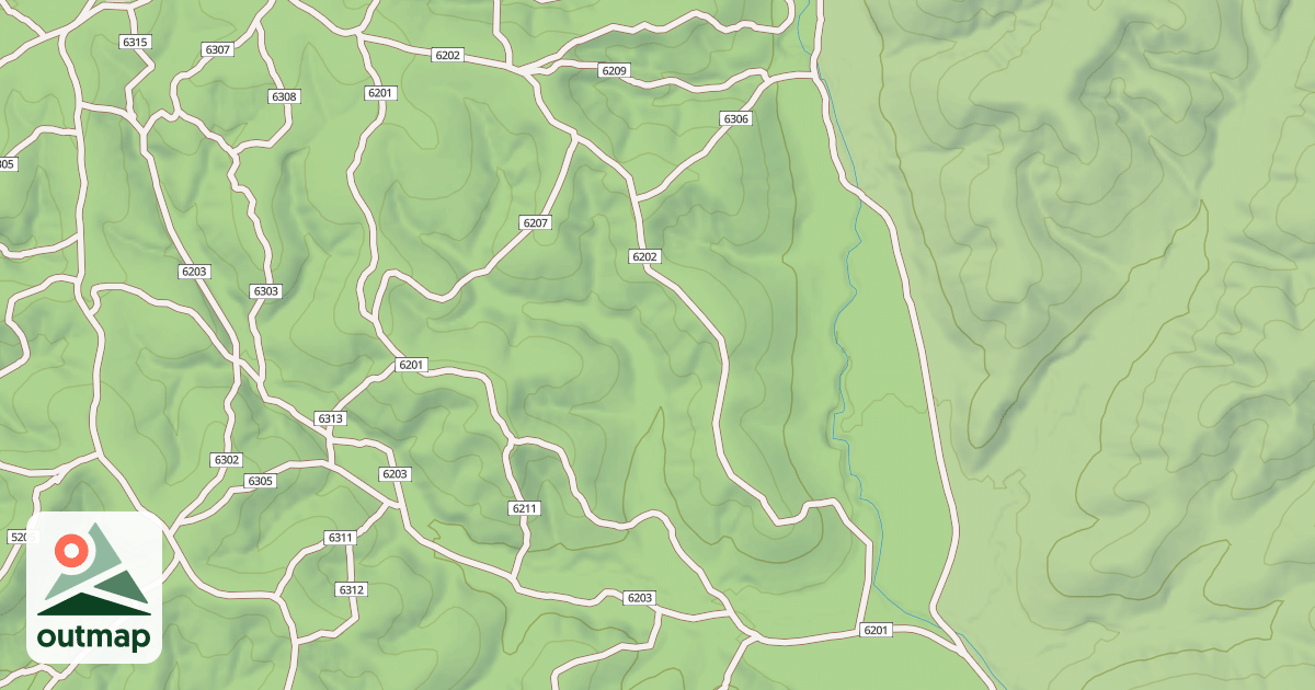 Map of USFS Motor Vehicle Use Map Trails 19426