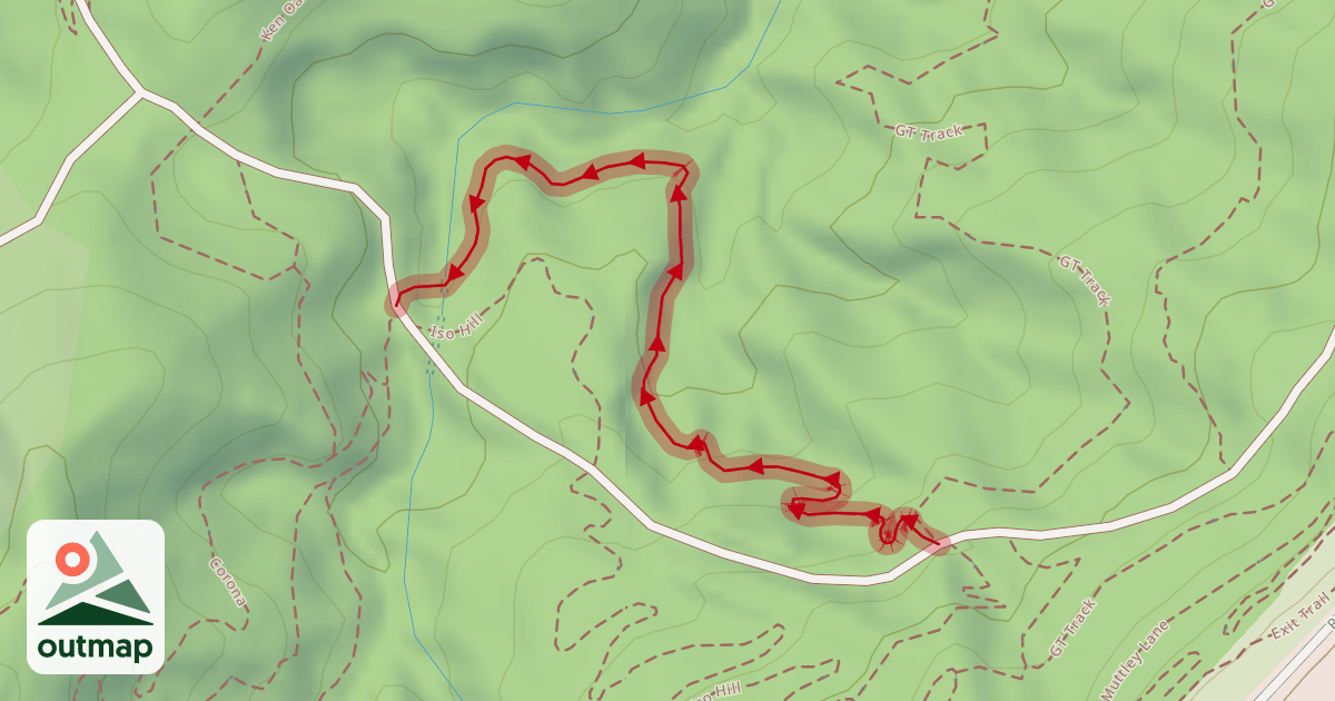 Map of Cliff Hanger