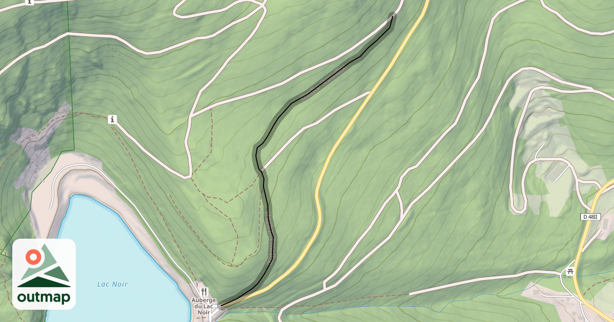 Map of Sentier Cornelius