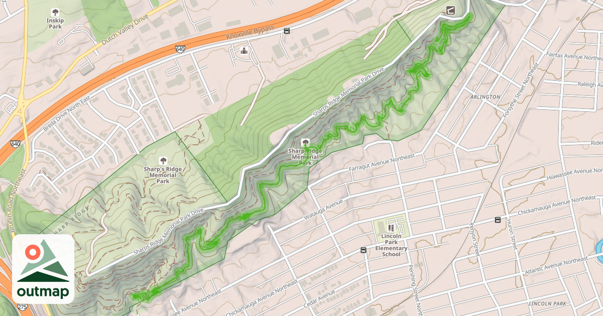 Map of Lincoln