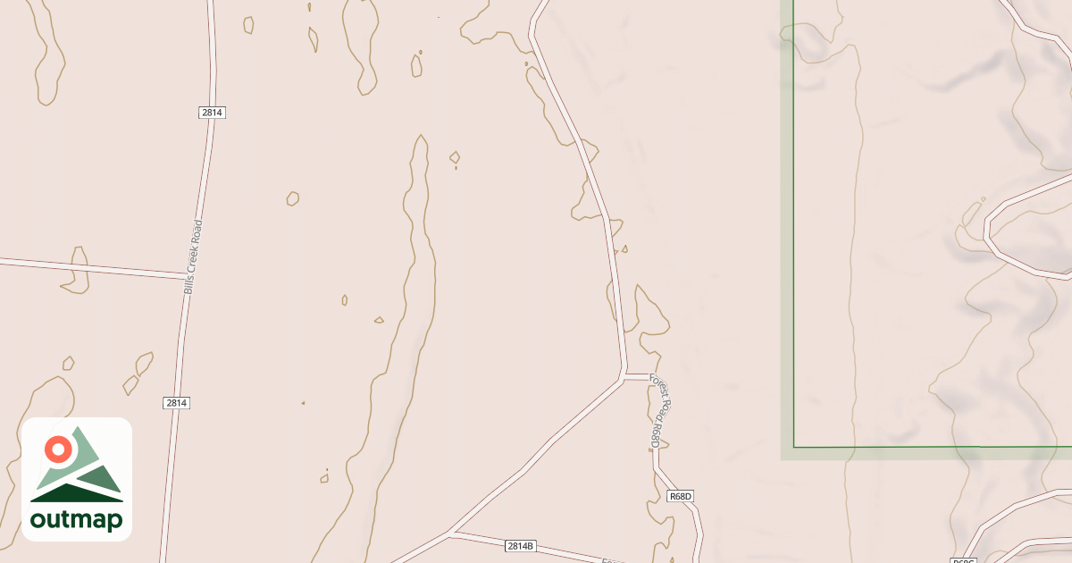 Map of BILLS CREEK SPUR BA
