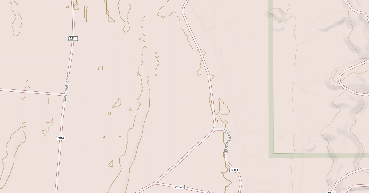Map preview of BILLS CREEK SPUR BA