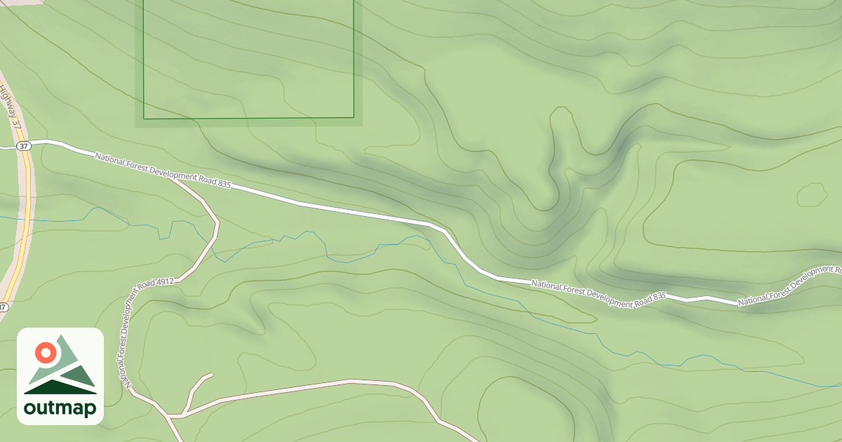 Map of CRIPPLE HORSE WEIGEL
