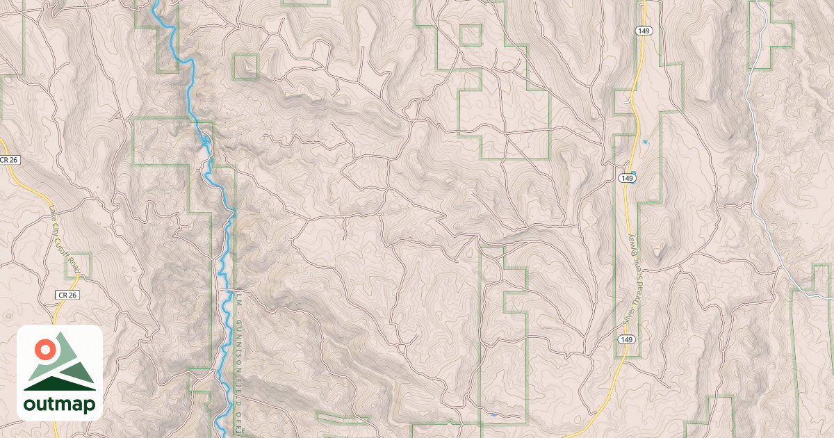 Map of BLM National GTLF Public Motorized Roads 711ea896-48c5-485a-9422-56ef08eab83c