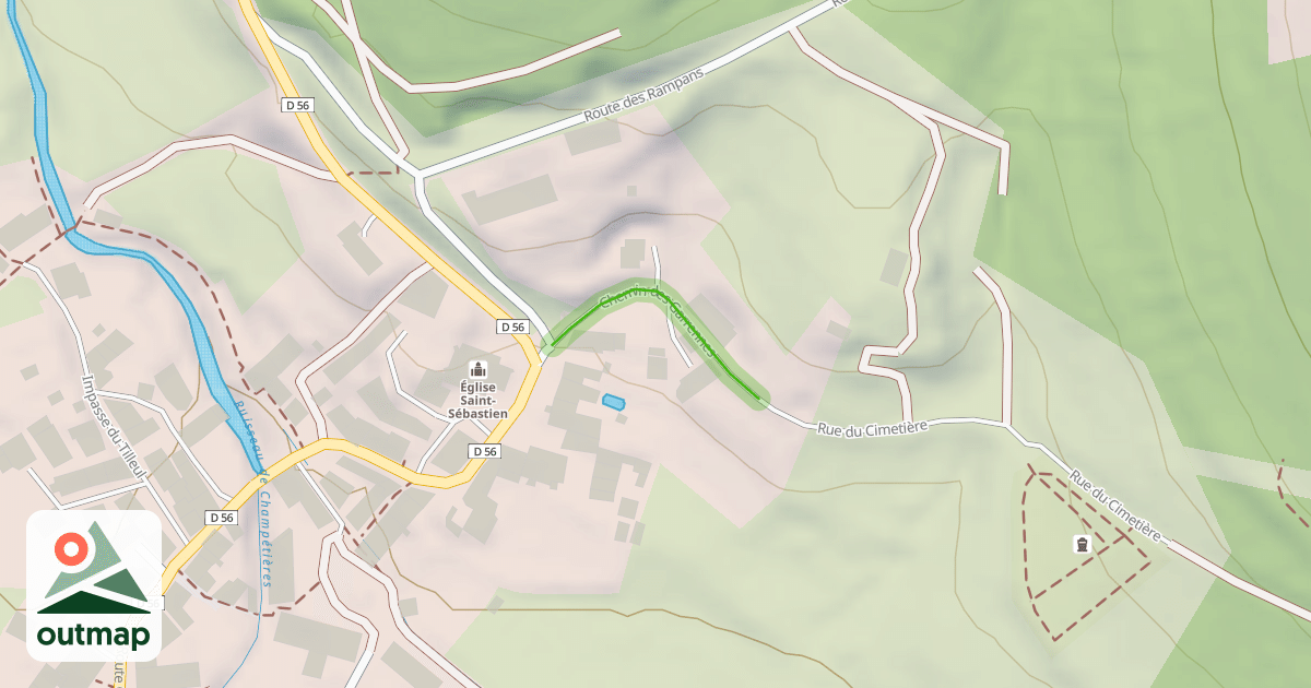 Map of Chemin des Garrennes