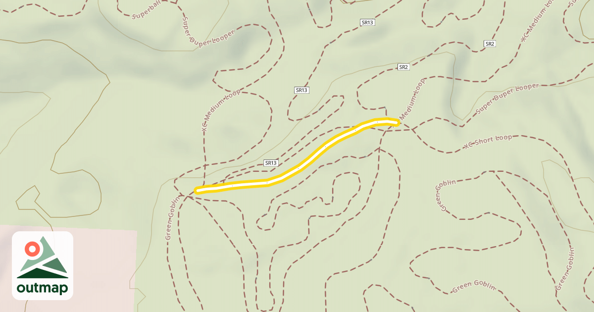 Map of XC Short Loop