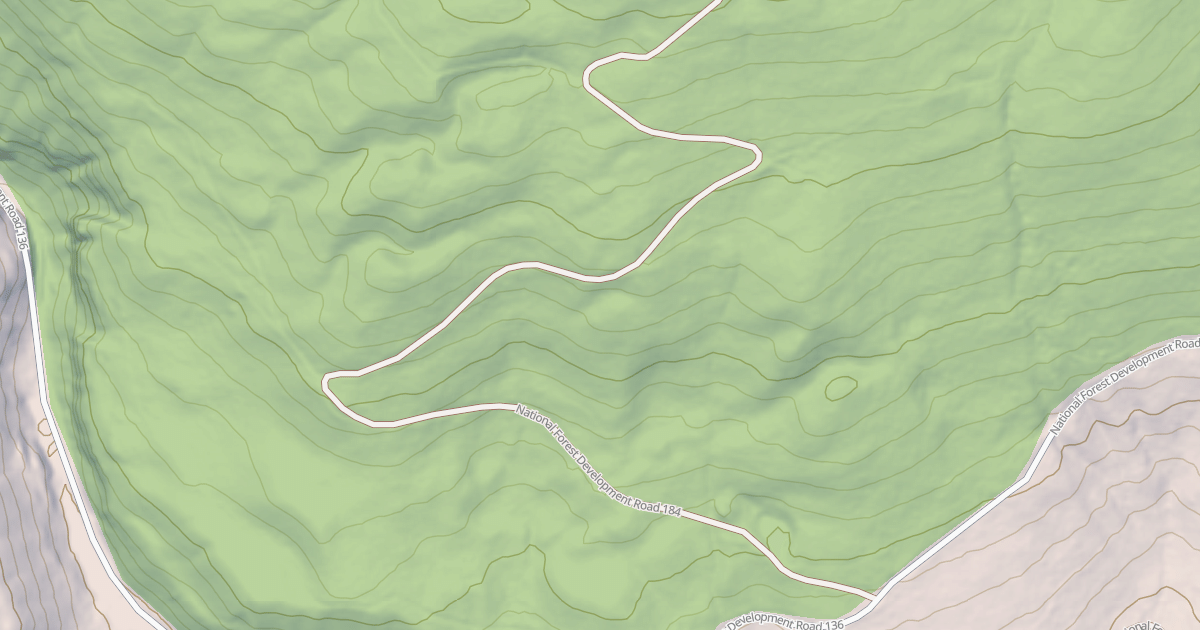 Map preview of USFS Motor Vehicle Use Map Roads {04EA2C76-98C5-4992-8E29-9F3BD3065952}