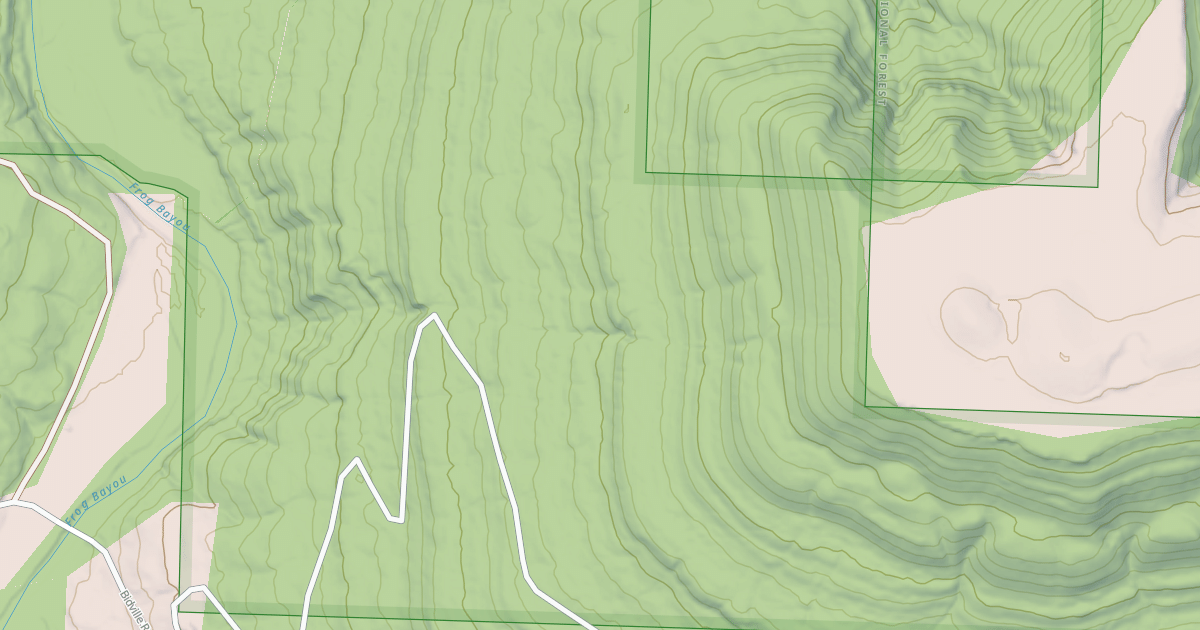 Map preview of USFS Motor Vehicle Use Map Roads {9473BE36-DEBE-4325-B48F-9375F637D193}