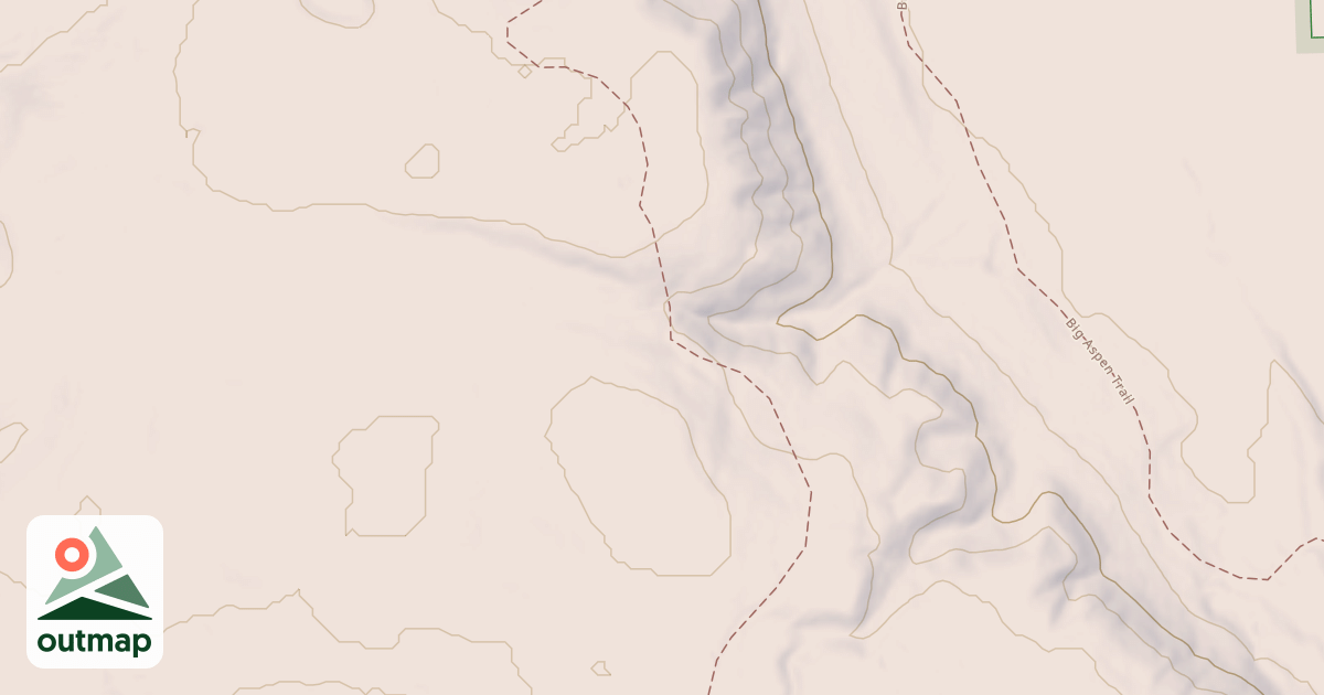 Map of Big Aspen Spur D