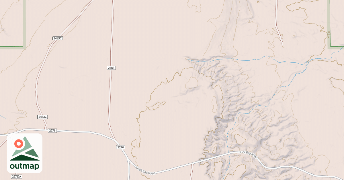 Map of COLE CREEK SPUR K
