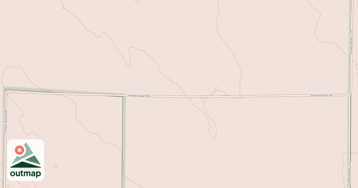 Map of ROAD 90