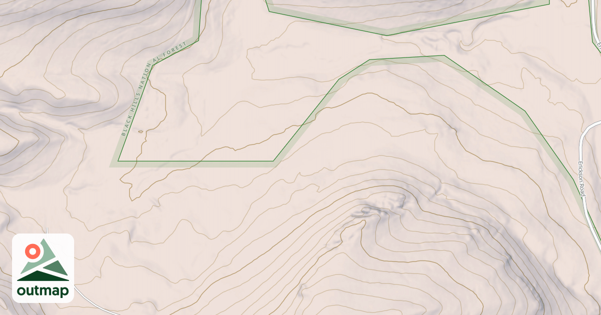 Map of ERICKSON BR 1F