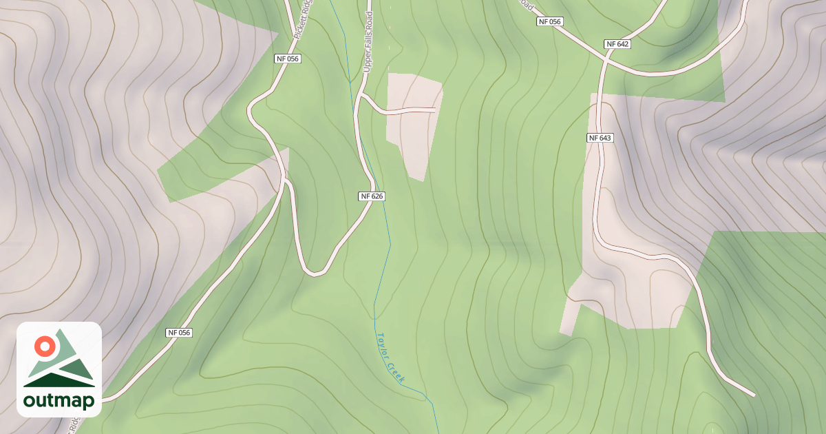 Map of MINE TIE SPUR