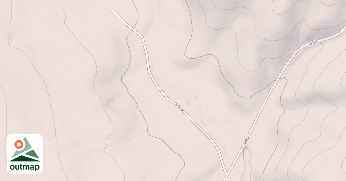 Map of CALIFORNIA CREEK GULLY