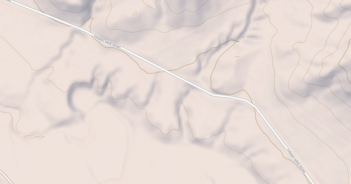 Map preview of FIFTEEN MILE