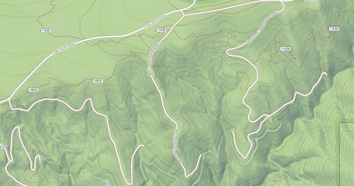 Map preview of BIG TUNNEL FLUME