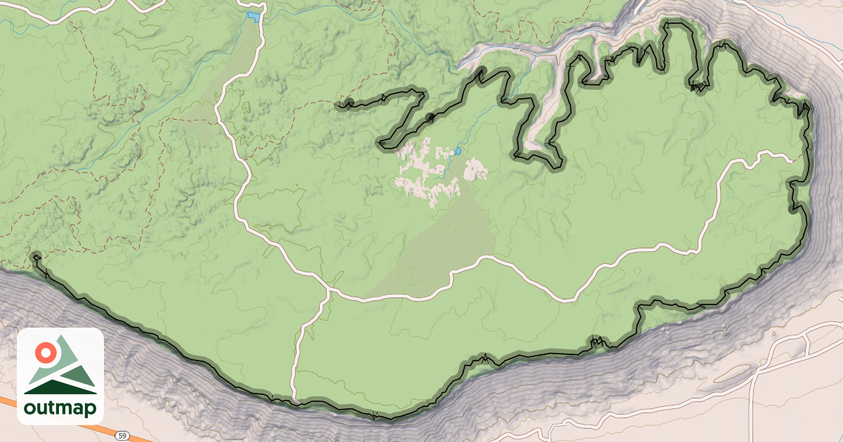 Map of Secret Trail