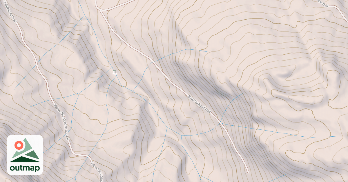 Map of 2050710 Road