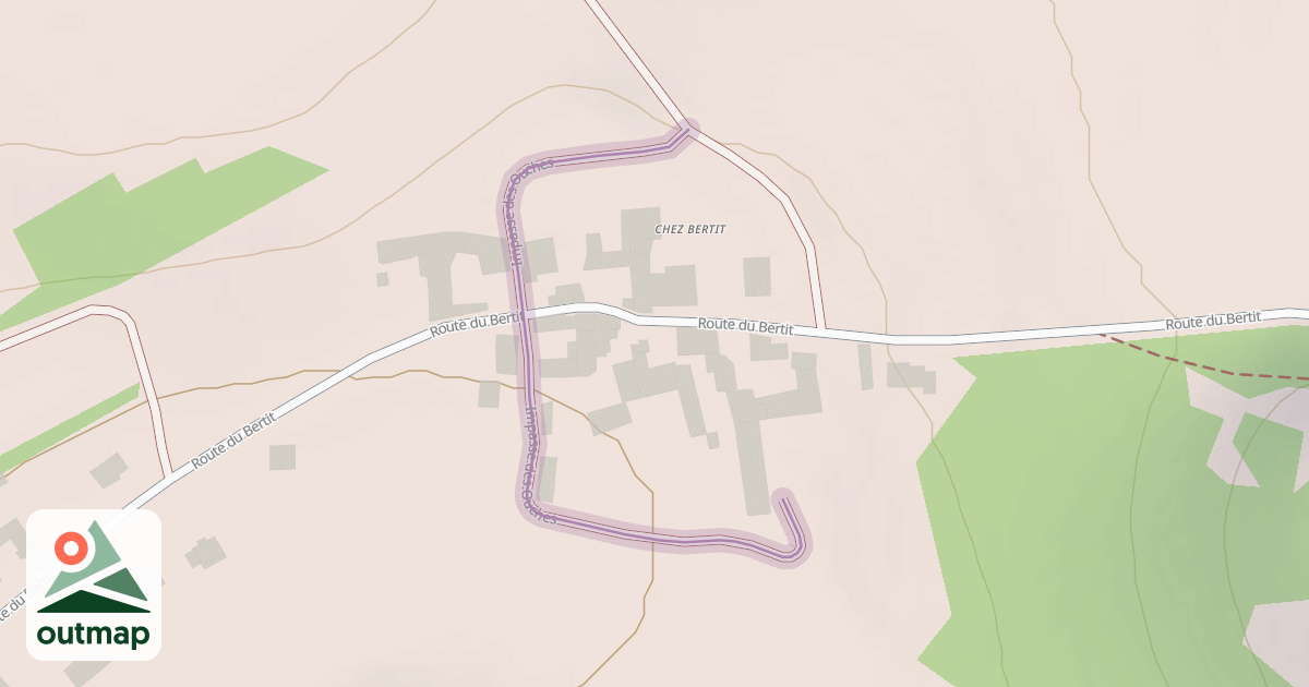Map of Impasse des Ouches in Charente