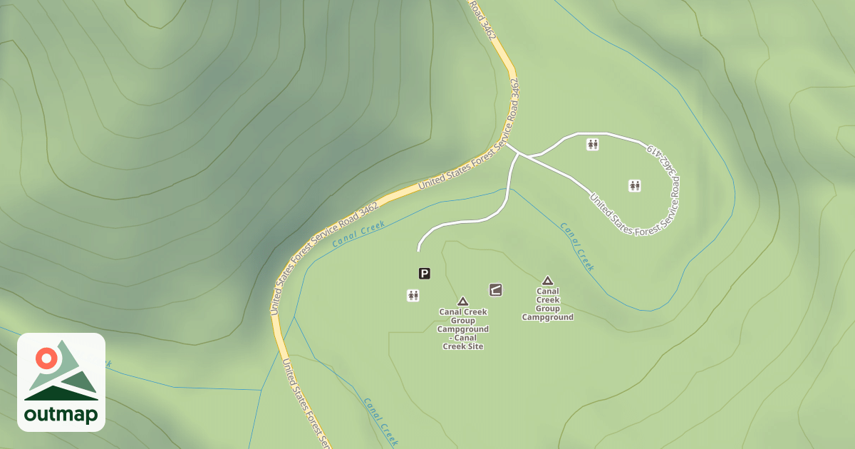 Map of USFS Motor Vehicle Use Map Roads {0AC27040-6229-47A8-AADB-814B0369566C}