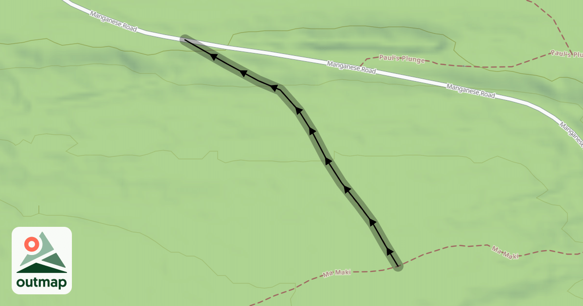 Map of Snowshoe Trail