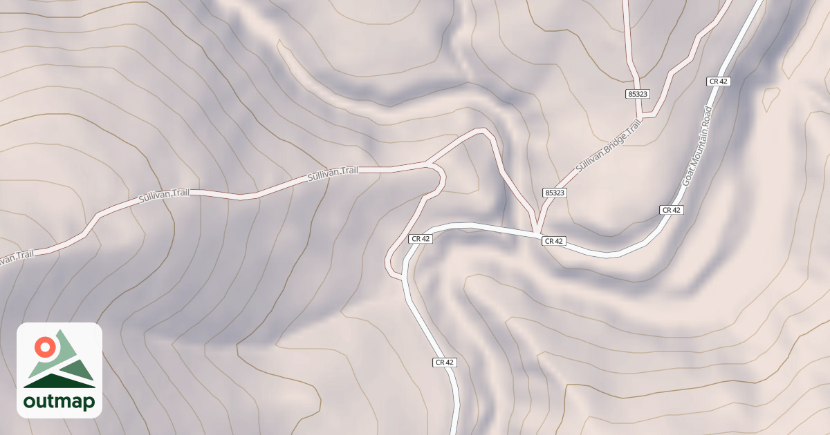 Map of SULLIVAN SPUR A