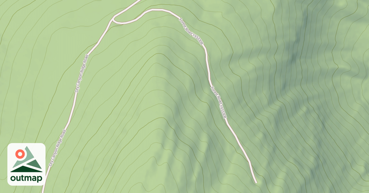Map of USFS Motor Vehicle Use Map Roads {17405DB6-02F2-4E04-820E-C95CBD688D07}