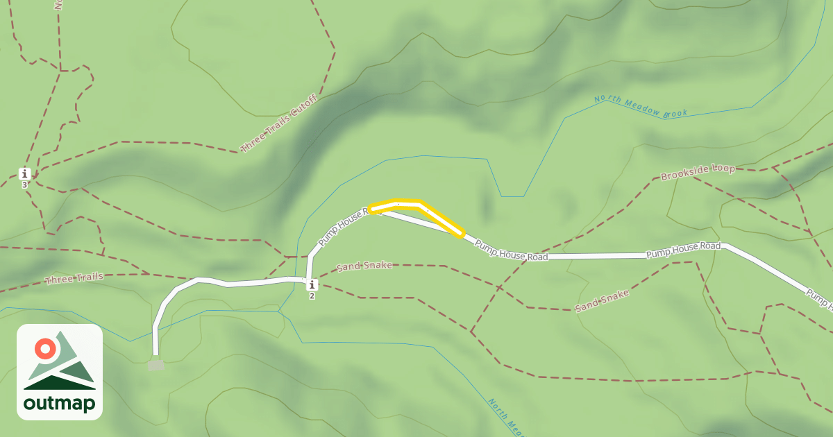 Map of Brookside Loop