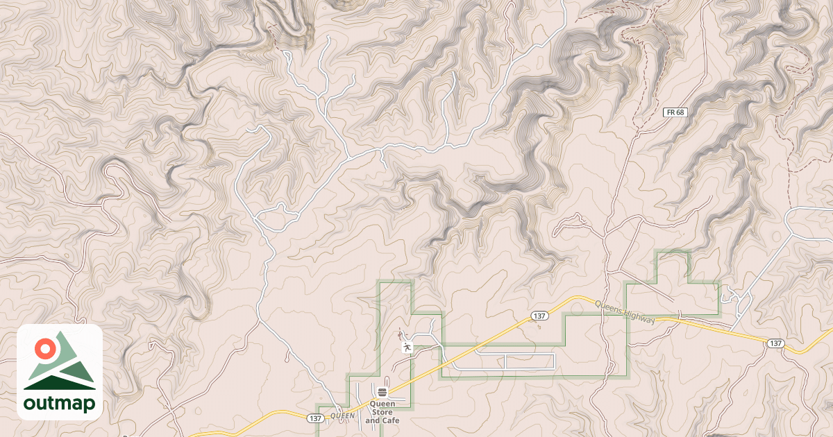 Map of HORSE PASTURE