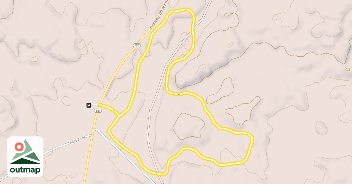 Map of Golden Eagle Loop