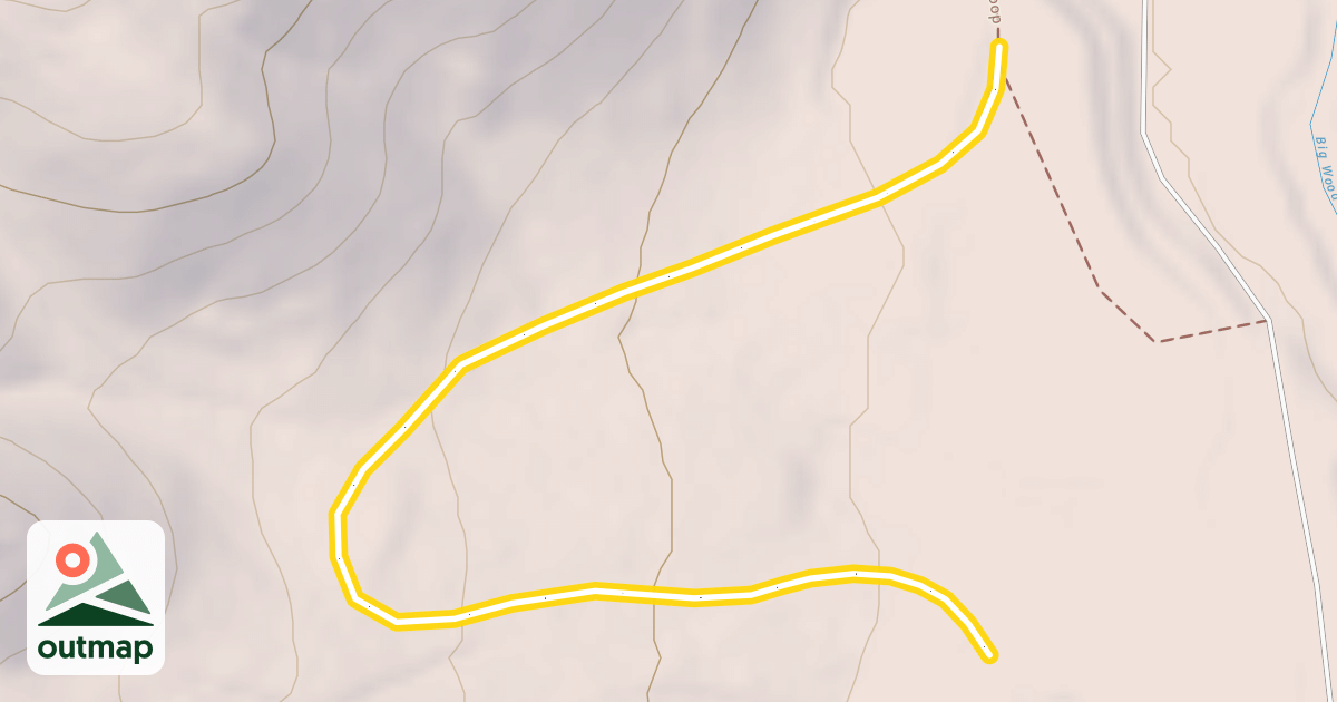 Map of Fox Creek Loop