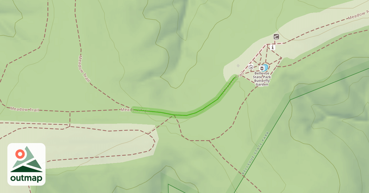 Map of Meadow Trail